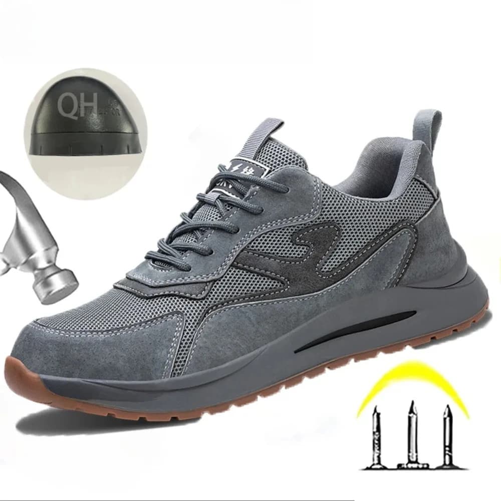 Scarpe antinfortunistiche da uomo Piercing anti-sfondamento Scarpe da lavoro leggere da cantiere Calzature isolate da elettricista Stivali da uomo
