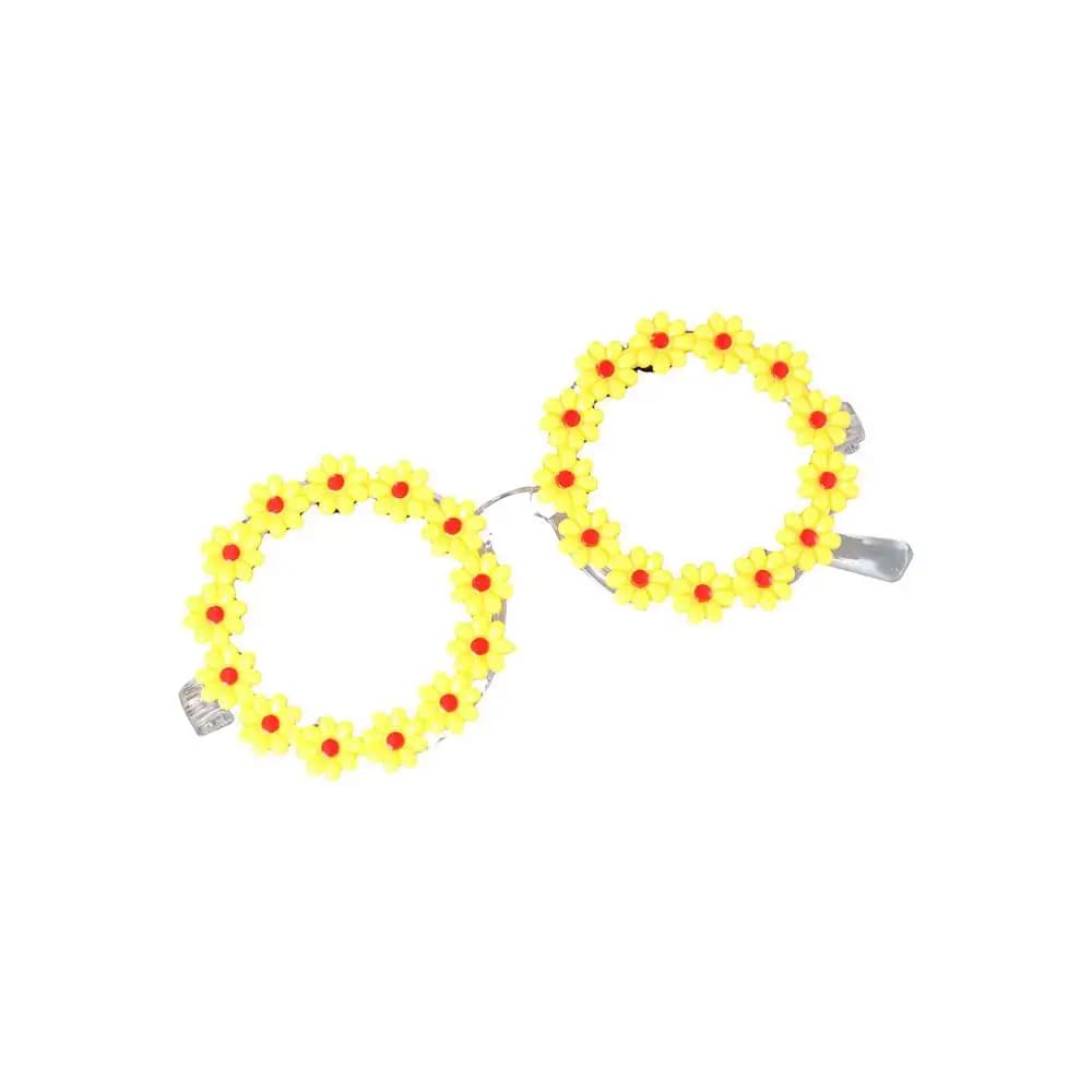 Fiore Rotondo per Accessori Fotografici per Feste, Simpatici Accessori per Capelli a Forma di Cartone Animato, Cerchietto per Cani, Fermaglio per Toelettatura, Occhiali da Sole per Cani