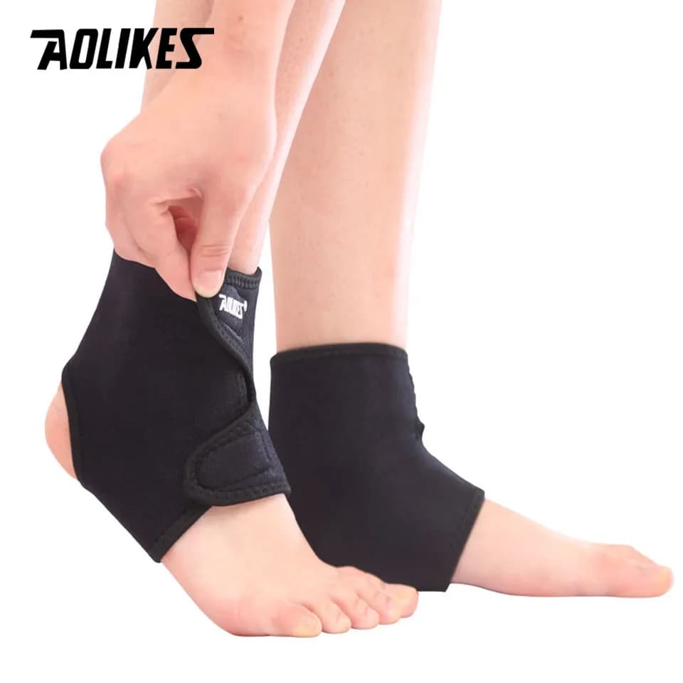 AOLIKES 1 paio di supporto per caviglia a compressione stabilizzatore avvolgente per cavigliera traspirante per la corsa di sport di pallavolo da basket