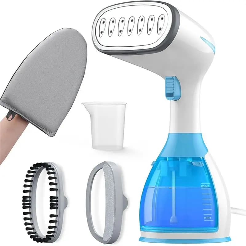 Vaporizzatore per vestiti M04K, riscaldamento rapido in 15 secondi, con guanti da stiratura, vaporizzatore per vestiti con spina americana.