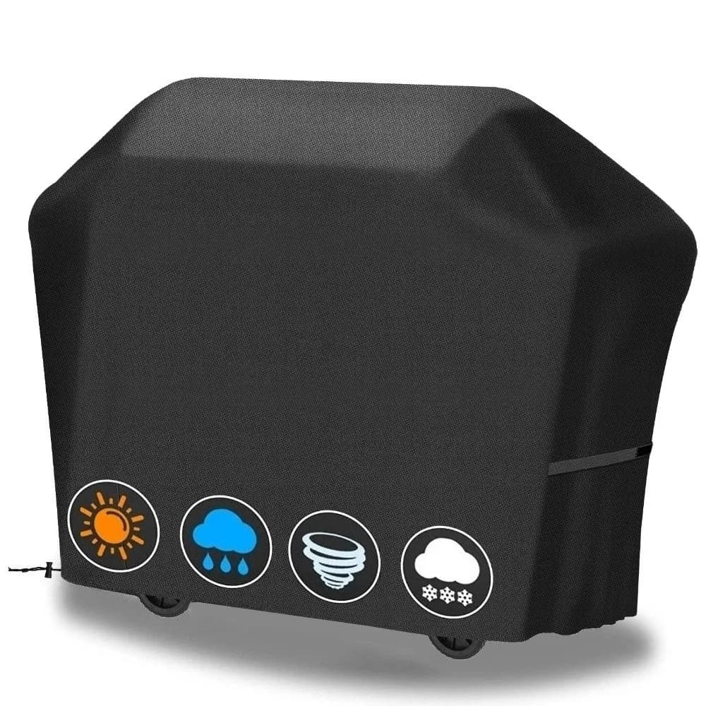 Copertura per barbecue impermeabile per griglia Copertura per barbecue resistente agli agenti atmosferici, resistente ai raggi UV e allo sbiadimento con cinghie regolabili Copertura per griglia a gas