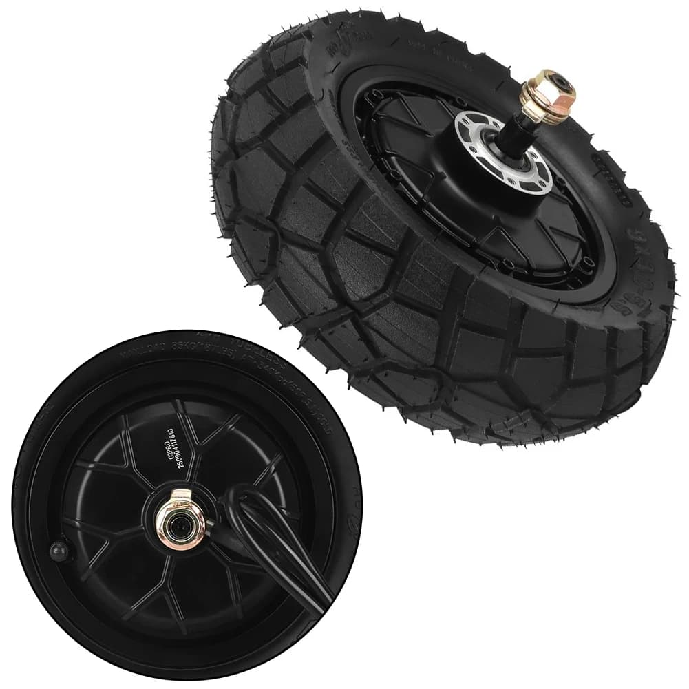 /48V /600W /Rear Wheel Motor With 9x3.0-5.5 Vacuum Tires For Kukirin G2 Pro Electric Scooter Replacement Hub Drive Assembly Part