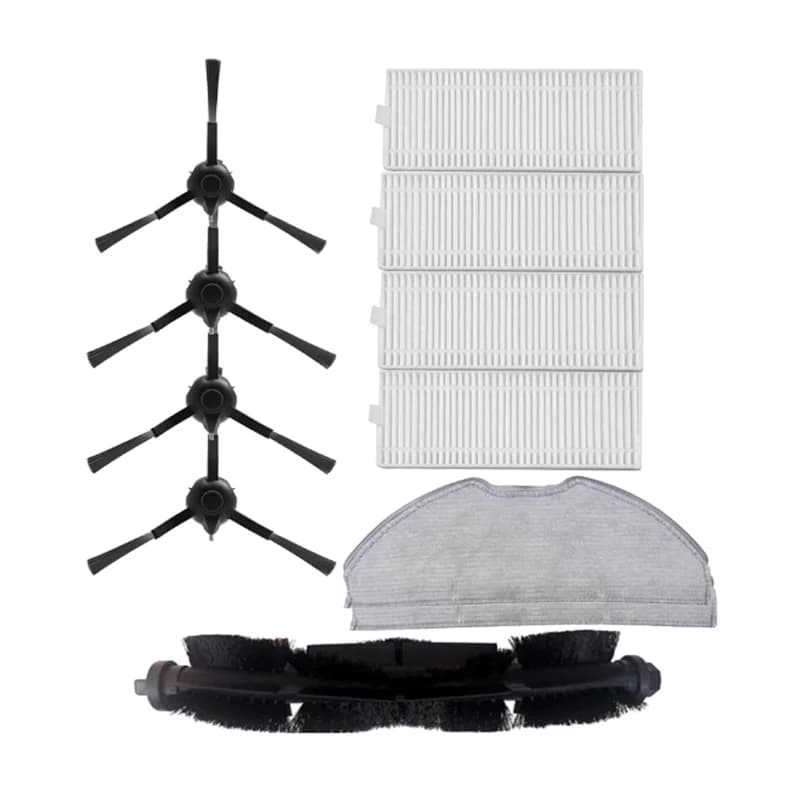 Vacuum Main Roller Side Brush Dust Hepa Filter Mop Cloth Rags for Polaris PVCR 5001 5003 Robot Vacuum Cleaner Parts Accessories
