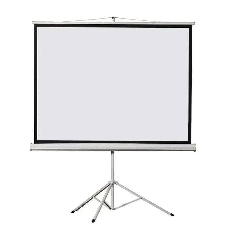 Schermo di proiezione portatile e pieghevole da 120 pollici per interni/esterni con supporto a treppiede per sale conferenze