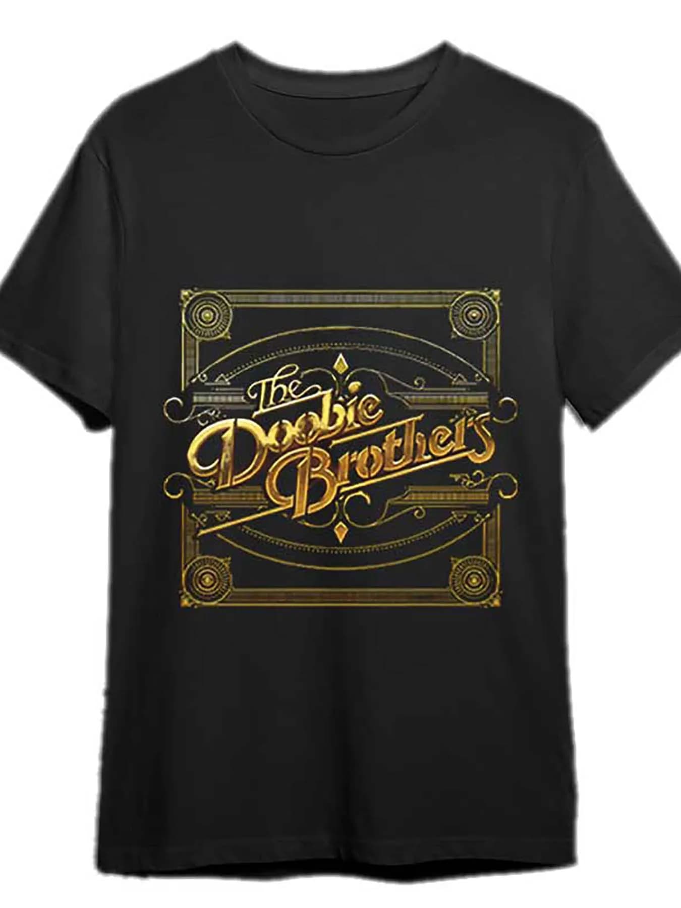 The Doobie Brothers 2026 Tour Shirt, divertente t-shirt grafica a maniche corte da uomo, collezione nera
