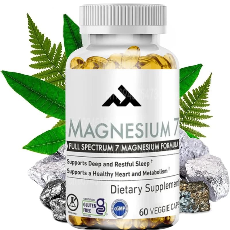 Magnesium supplement, muscle recovery, containing vitamin B6 and manganese citrate, high absorption frequency, vegetarian, non GMO
