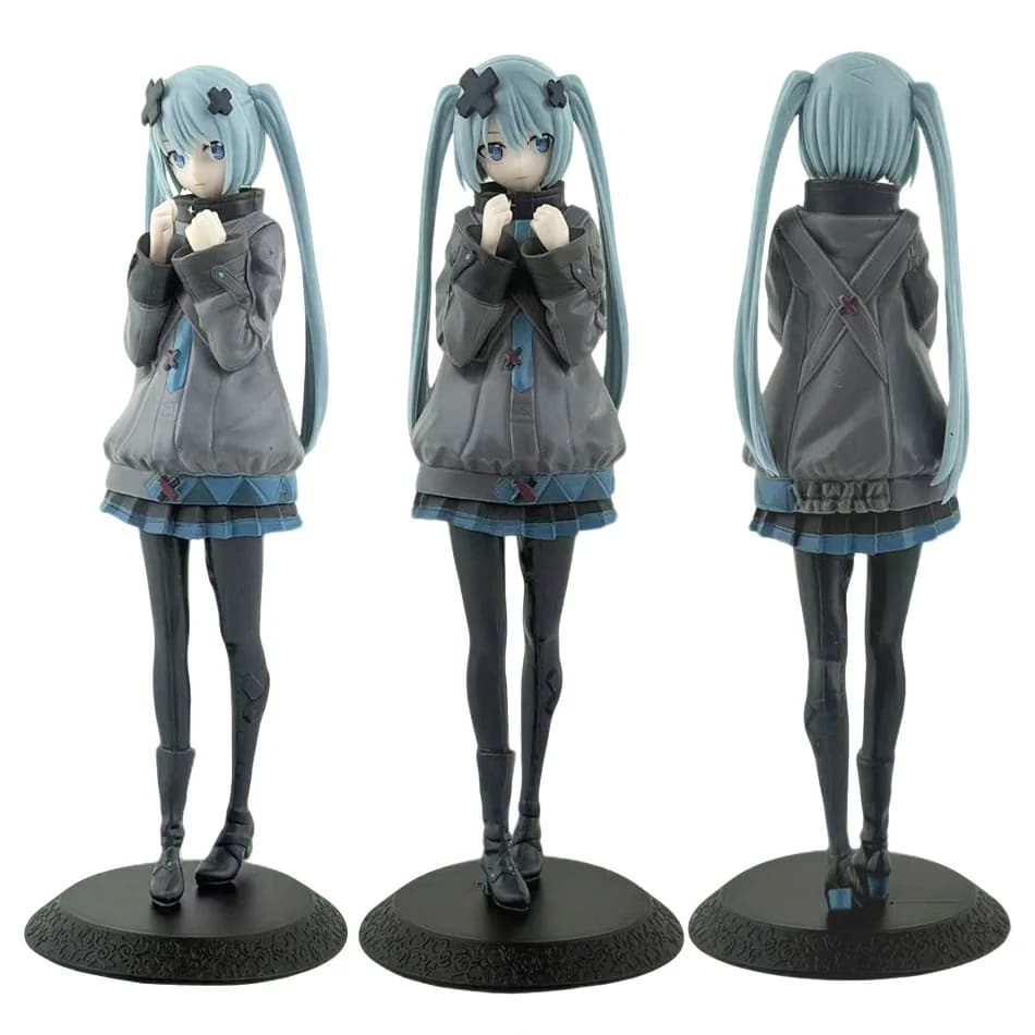 Nuovo Hatsune Miku da 8 pollici nel mondo con finestre chiuse da collezione Anime Action Kwaii Miku Figure Giocattoli di modello Regali di Natale