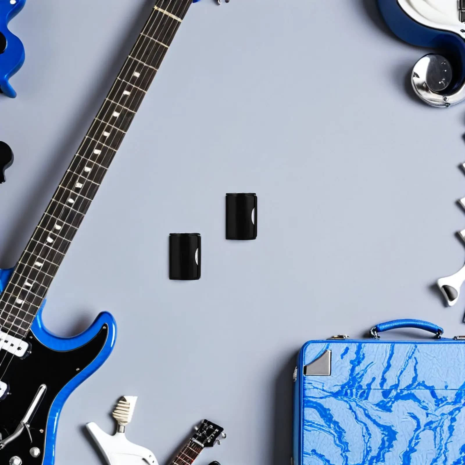 Set di 10 Shaker da Dito, Strumento a Percussione per Chitarra e Ukulele, Accessorio Ritmico Portatile e Robusto