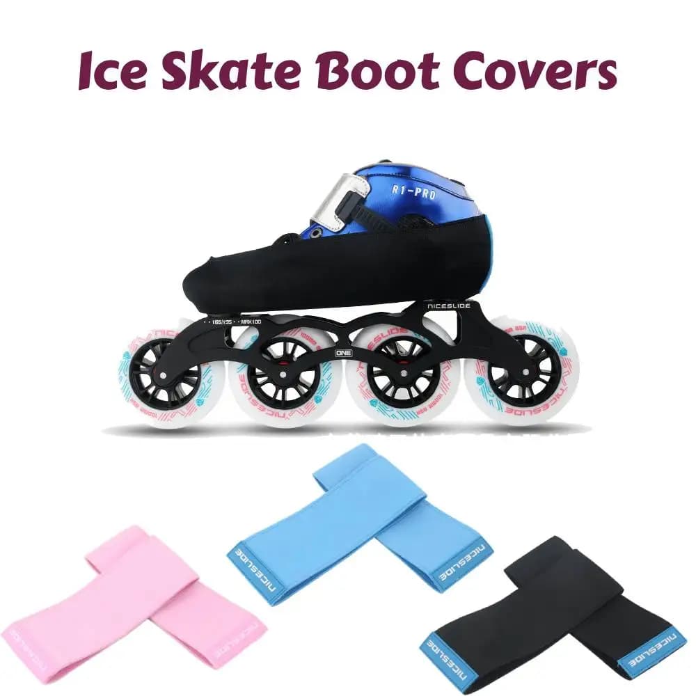 2 pezzi Copri scarponi da skate Proteggi leggere Copri scarponi da pattinaggio di figura Protezione portatile in poliestere resistente all'usura Rullo per bambini