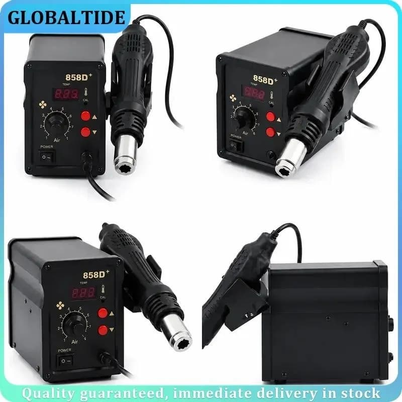 858D Hot Air Gun Soldering Rework Station 220V 110V SMD SMT Welding Repair Heat Gun Blower Hair Dryer for Electronics