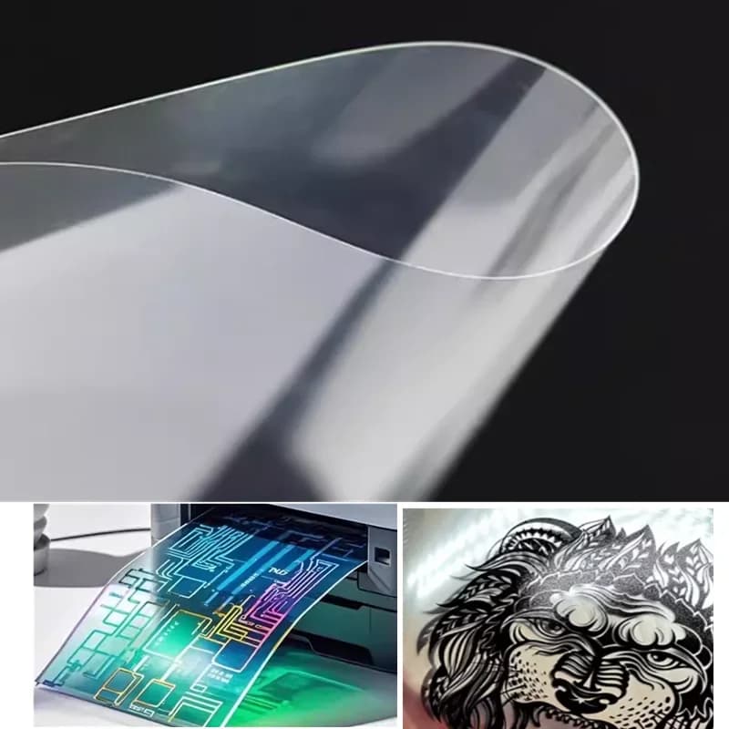 50 Sheets Laser Film Paper a3 a4 Transparent Film Printer Laser Silk Screen Printingfilm Sheets for Overhead Projector