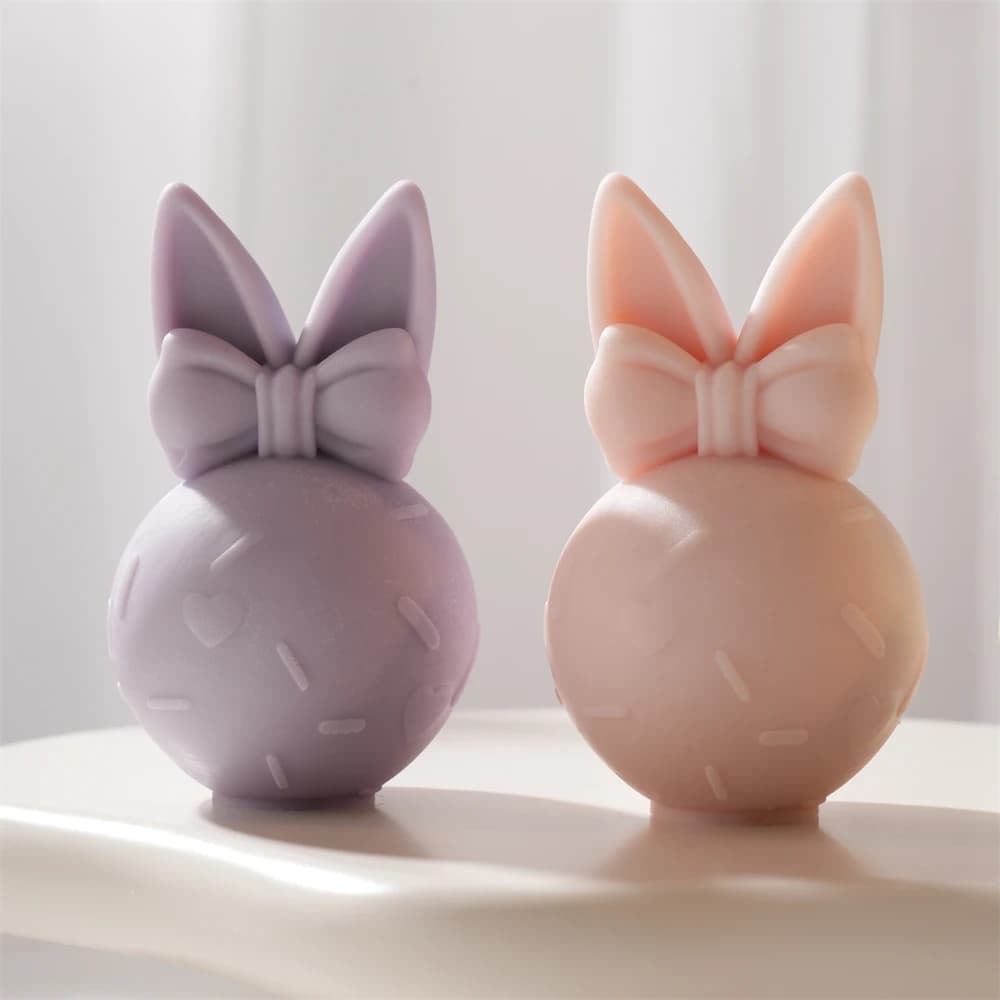 Rabbit Shaped Candles Silicone Stamp, Fai-da-Te Easter Decoration for Home