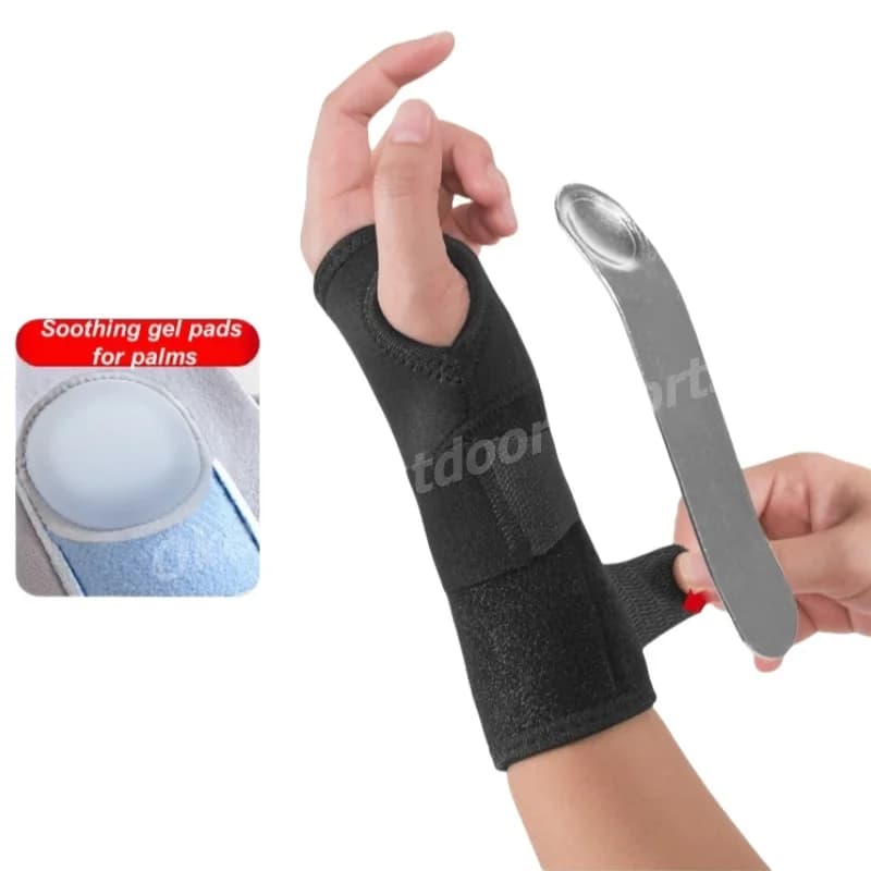 1PC Tutore per polso per tunnel carpale Supporto per polso con stecche Supporto per mano per artrite Tendinite Distorsione Lesioni Dolore al polso