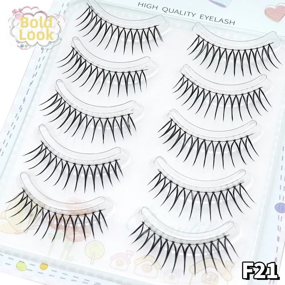 Fake natural black lashes with curvature C, easy to apply, extension lashes DIY, light, reusable, fresh, for everyday use.