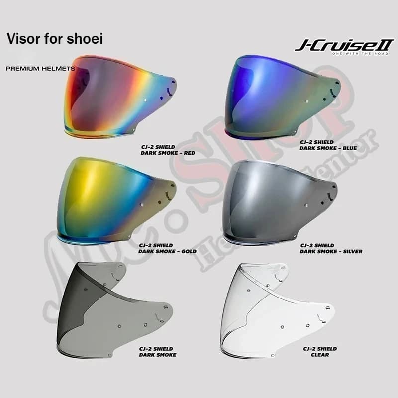 Visiera per casco moto per SHOEI J-Cruise 1 J-Cruise 2 J-Force 4 CJ-2 Casco Shield Viseria Capacete Moto Parabrezza Lente