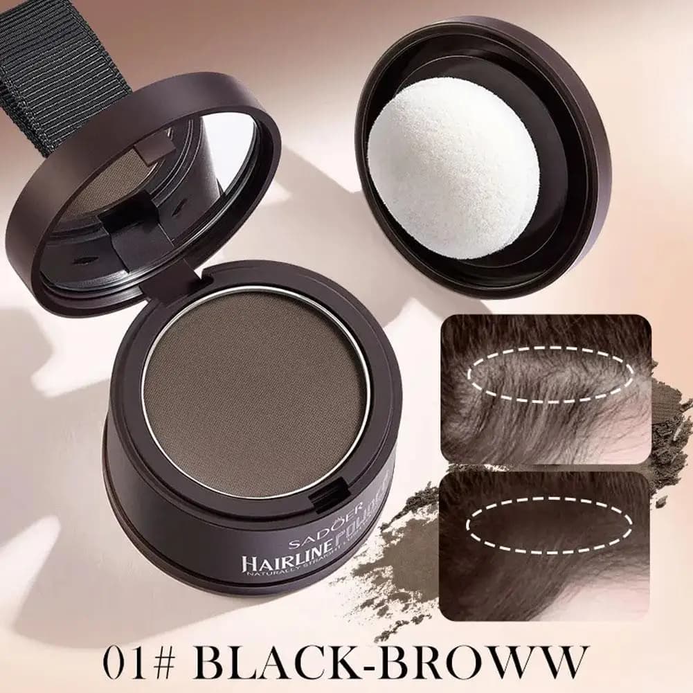 Hairline powder long-lasting Natural Cover Hairline Repair Filling Powder Sweatproof Fluffy Forehead Hair Makeup Concealer