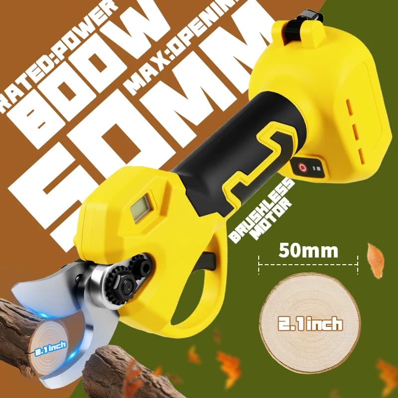 Electric Dea Brushless 50mm Electric Power Suits For Makita 18V Battery Spille Cordless Fruit Tree Bonsai Electric Scissors