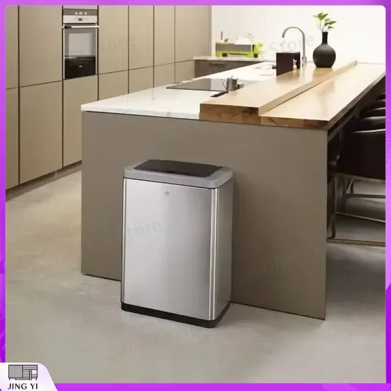Smart Automatic Sensor Trash Can Motion Activated Garbage Bin for Kitchen Bathroom Bedroom Household Waste Container