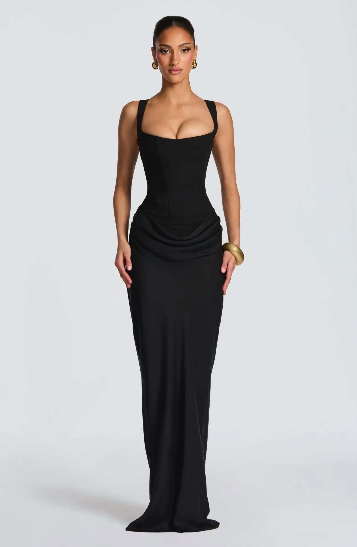 KIDCRKJ Abito Mini da Donna Senza Schienale a Vita Alta con Scollo Quadrato e Halter, Vestito Sexy Senza Maniche Aderente, Nuovi Abiti Estivi da Festa per Donna 2026