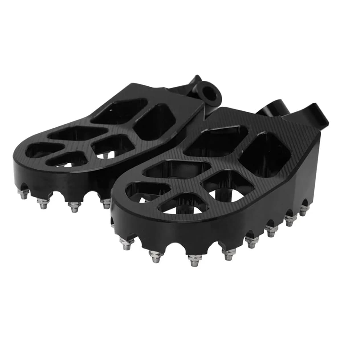【Flash&Off!】{Pannelli poggiapiedi poggiapiedi moto per CRF110F 2013-2024, CRF125F 2014-2024 Dirt Bike, NERO