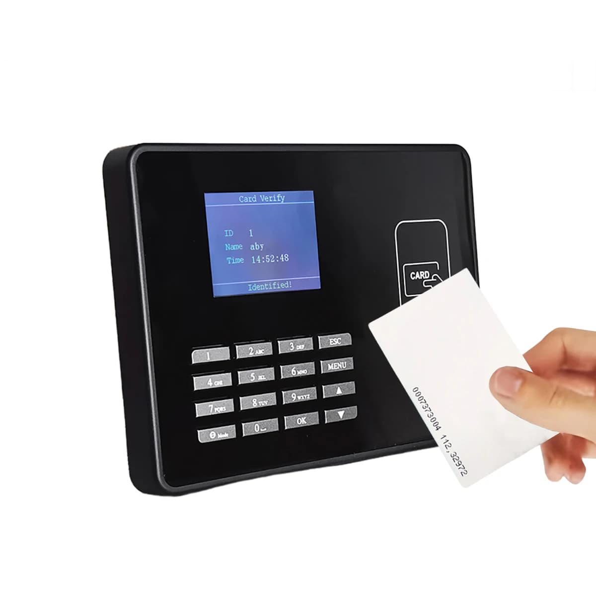 Sistema di Rilevamento Presenze con Scheda NFC a Doppia Frequenza e WiFi, Orologio Intelligente per Controllo Dipendenti