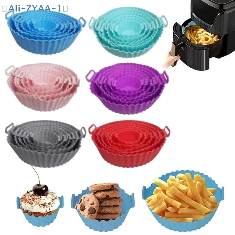 adZYAA-1 ad Silicone fryer for air fryer, basket coating, pan holder, grill pan, baking tray, pizza baking tray