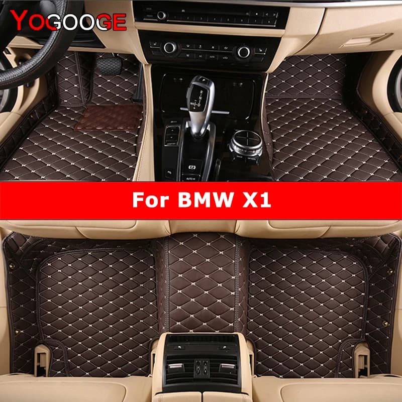 YOGOOGE custom car mats for BMW X1 E84 F48 Car accessories Car accessories