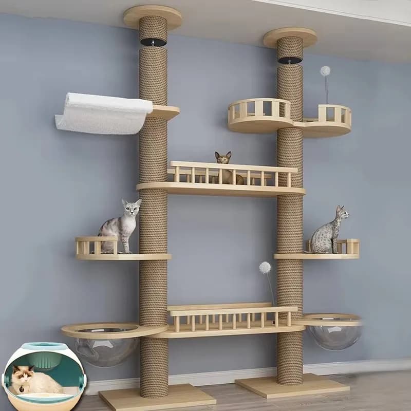 Climbing Scraper Cat Tree Tower L