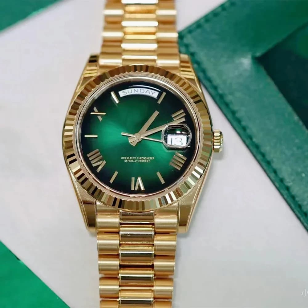 Luxury Watches Old Brand Inspired Week Series Fully Automatic Mechanical Multifunctional Waterproof Anti Scratch Daily Business