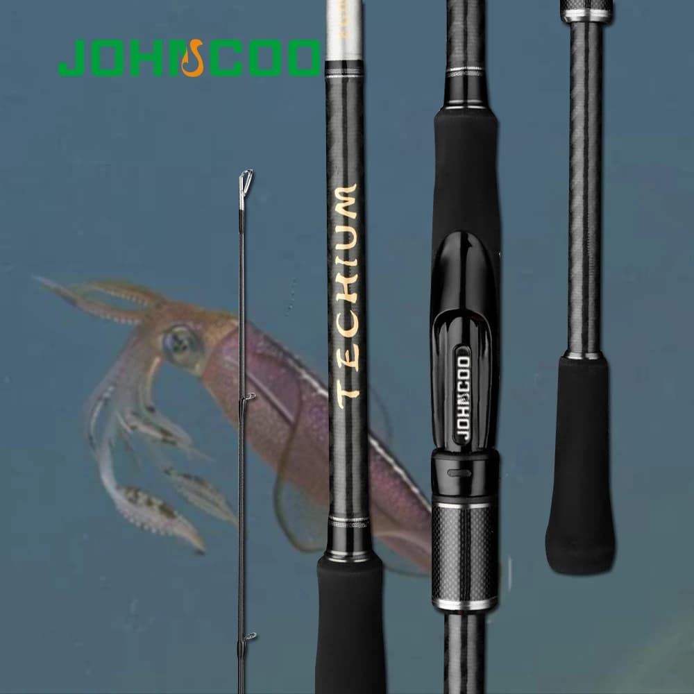 JOHNCOO Egi fishing Rod Squid Lure Rod Spinning Rod 832M/832ML Pe 0.4-1.0 Squid Size #2-4/#2-3.5 Super light and sensitive