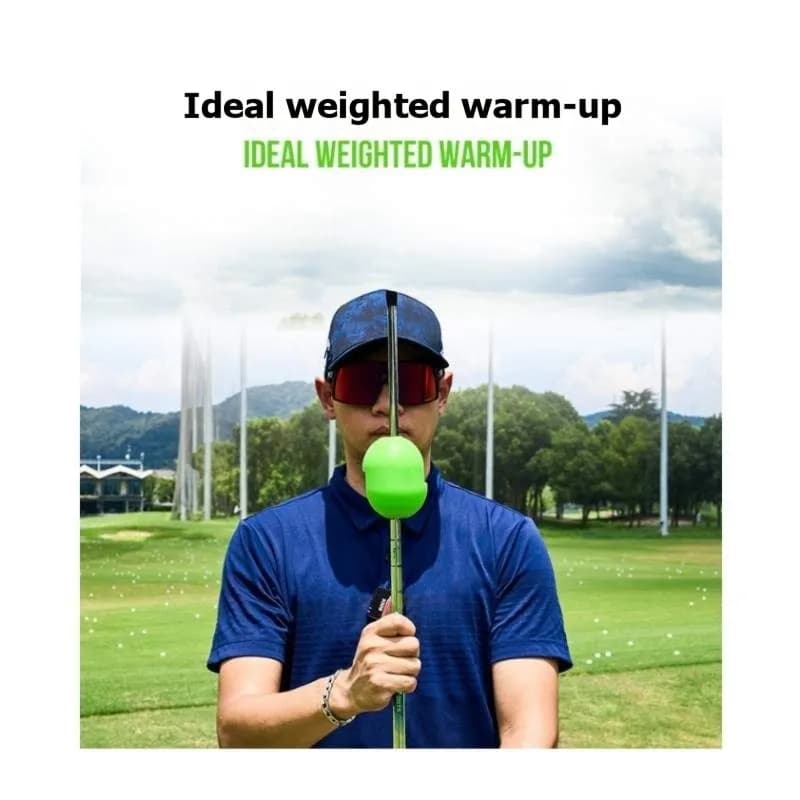 A89E-Ideal For Strength Training And Golf Swing Practice Power Ball Golf Swing Trainer