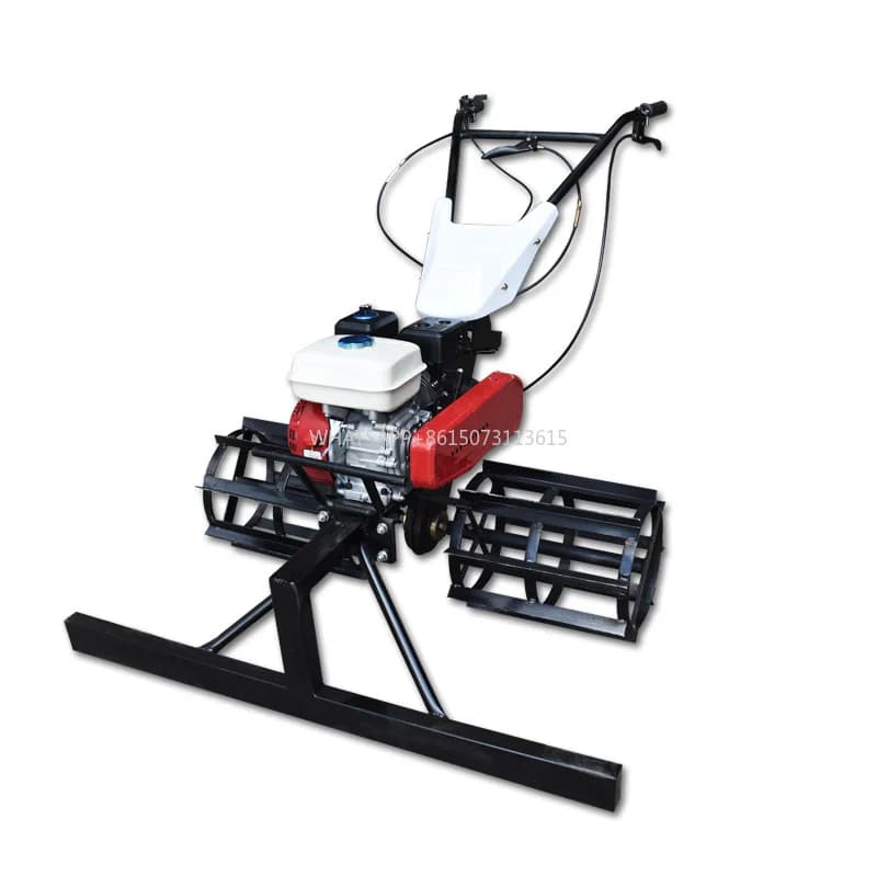 Small Road Leveling Machine Concrete Paving Leveler Concrete Ash Spreader Cement Ash Spreader for Foundation Construction Works