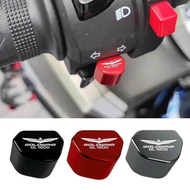 or HONDA Gold Wing 1800 GL1800 2001-2020 Accessories Aluminum Motorcycle Turn Signal Switch Button Keycap
