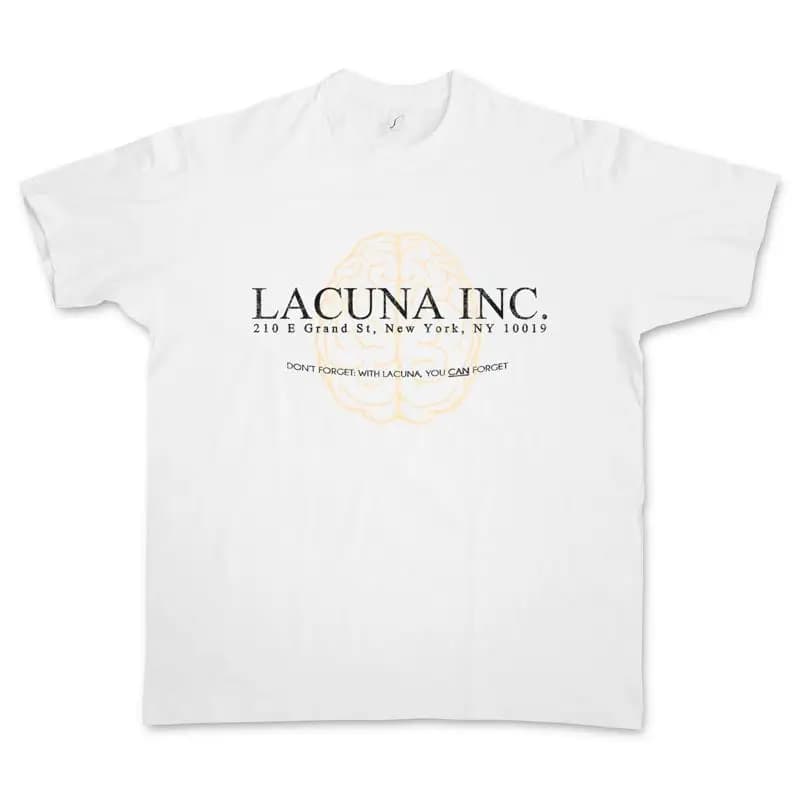 T SHIRT LACUNA INC Eternal Sunshine of the Sign Logo Company Spotless Mind