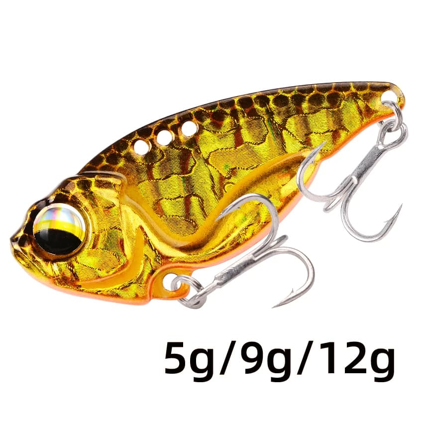 VIB Fishing Bench 5g 9g 12g Metal Spinner Fishing bait Crankbait Bass Artificial Dure bait VIB Fishing equipment