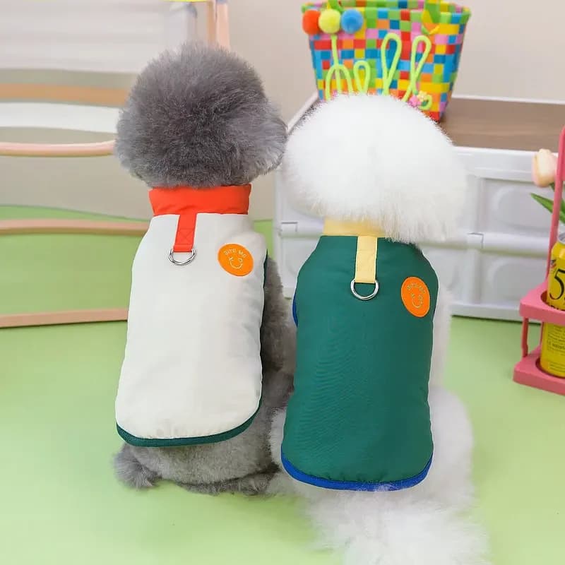 Dog Jacket Winter Dog Harness Vest Coat Puppy Clothes Apparel Yorkshire Terrier Poodle Bichon Schnauzer Pomeranian Dog Costume
