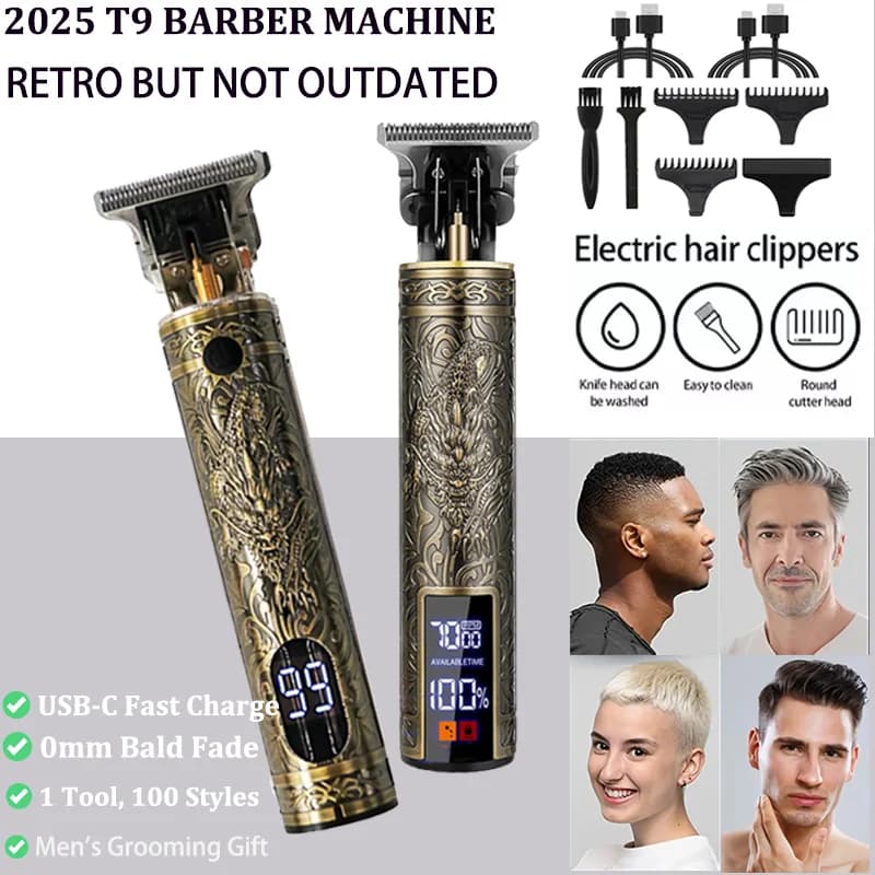 Professional haircut T9/accessories for men | Quick charging USB | Haircut/Regolabarba/Trimmer for Body | Precision electric shaver