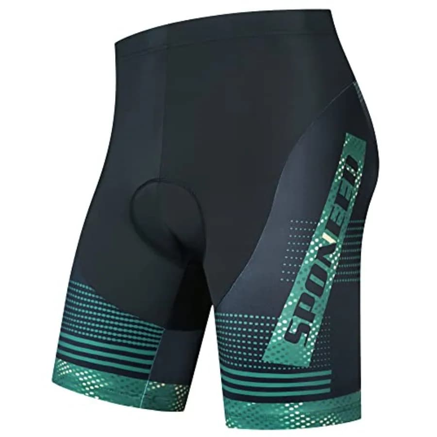 Pantaloncini da Ciclismo Imbottiti da Uomo, Abbigliamento per Bicicletta, Pantaloni Aderenti per Ciclismo