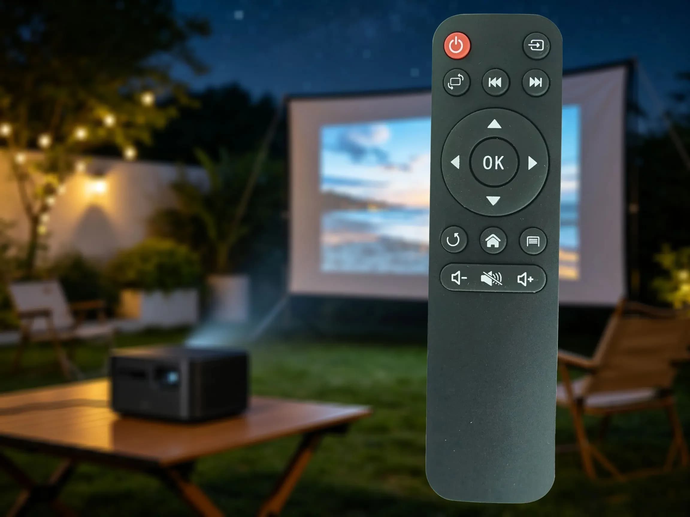 Remote Control For Caiwei A12AB & DBPOWER RD-828 RD828 RD-802 & EUG 600D & Excelvan RD-802 5G Mini DLP Portable Projector
