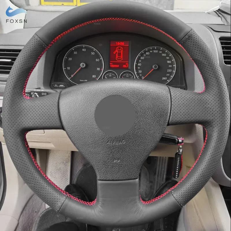 Wheels for VW Old Golf 5 (V) MK5 Polo Jetta Tiguan Sagitar Touran Caddy EOS Car Flyer Leather Cover