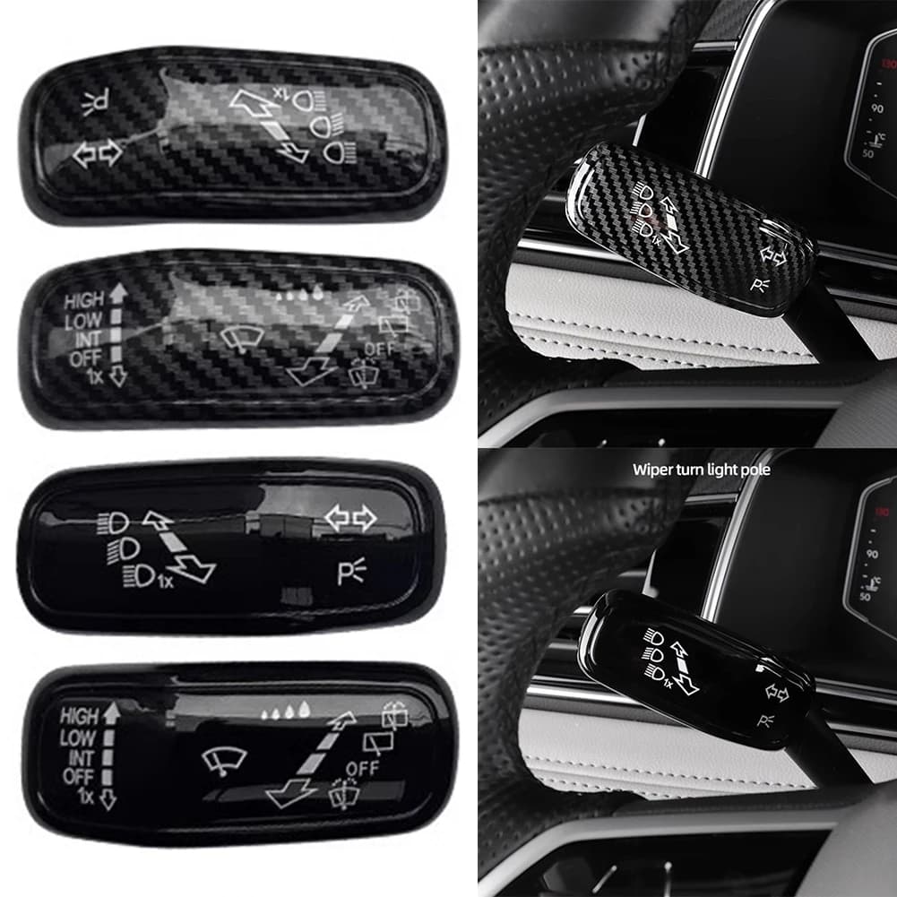 Per Golf 7 7.5 MK7 \ Volante \ Interruttore del tergicristallo \ Trim \ Interruttore fari \ Copertura di controllo per Golf 8 MK8 Accessori interni auto