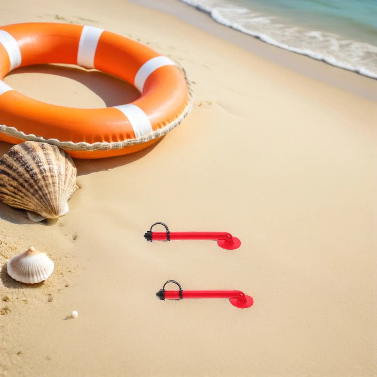 4 Pezzi Tubo di Ricambio per Giubbotti di Salvataggio, Tubo Gonfiabile in TPU, Tubo di Gonfiaggio Unidirezionale per Attrezzatura di Sicurezza, Gilet di Emergenza