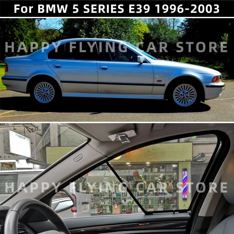 Suitable for BMW 5 SERIES E39 1996-2003 car window sunshade,front and side door sun baffle,mesh curtain