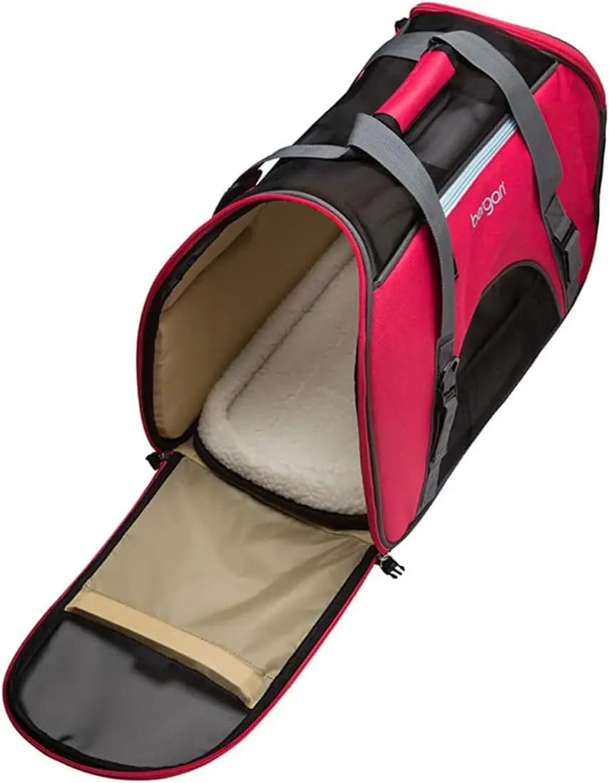Trasportino da viaggio traspirante per cani e gatti - Heather Berry, 19x10x13 pollici, Trasportino per animali comfort