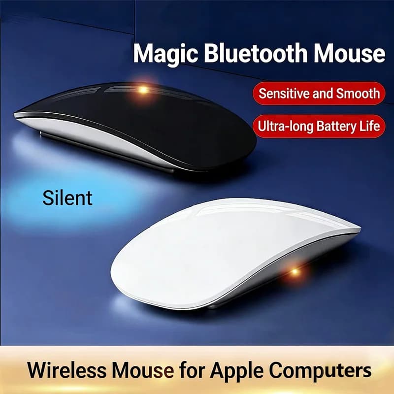 Wireless Bluetooth Mouse Multi-Touch Ergonomic Silent Mouse Type-C Charging Portable Laptop Office Gaming Universal Mouse 2026