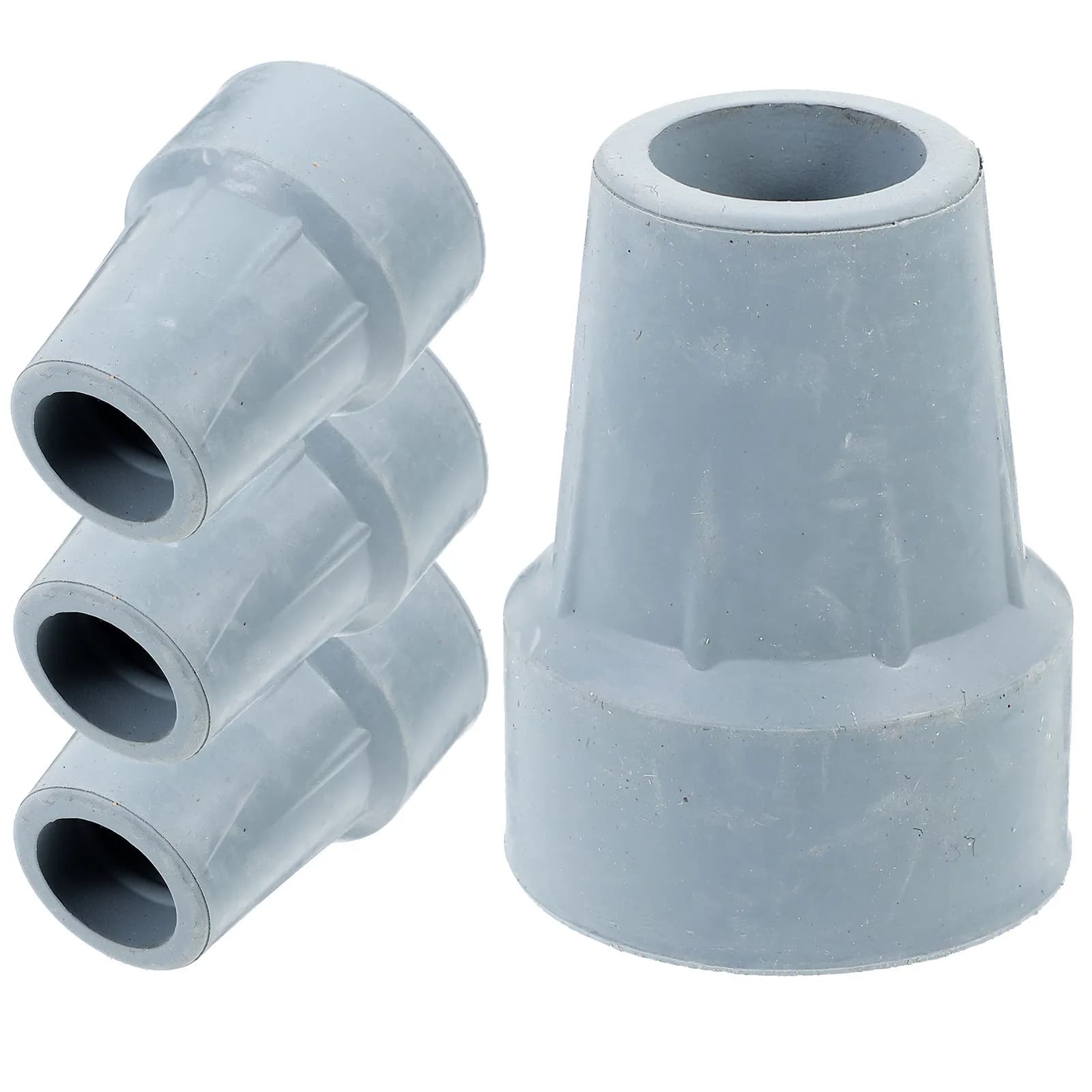 4Pcs Non-Slip Rubber Pole Tips Replacement Feet for Trekking Poles Hiking Climbing Stick Walking Cane Crutch Protector