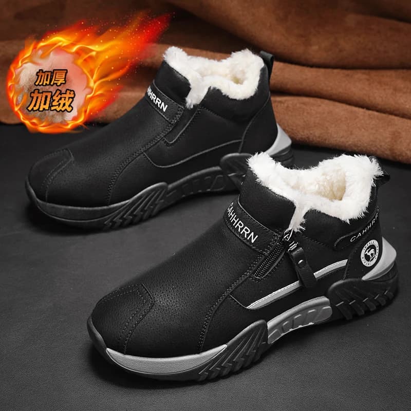 men's boots 2025 New winter slippers Hot men's shoes Waterproof non-slip plush shoes Men's boots Boots Winter men's sneakers