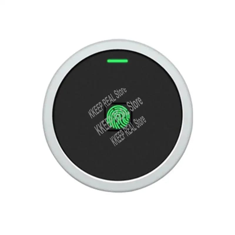 Controllo accessi porta EM RFID integrato stile rotondo Sblocco in metallo impermeabile Codice impronta digitale/diglione Allarme antimanomissione-VVNB