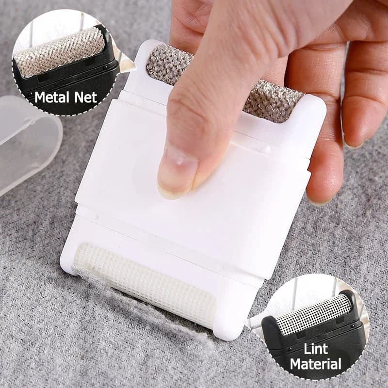 Levapelucchi manuale a due teste Mini tagliacapelli per animali domestici Maglione Vestiti Fuzz Pellet Rasoio Soprabito Macchina per la pulizia del rullo di polvere