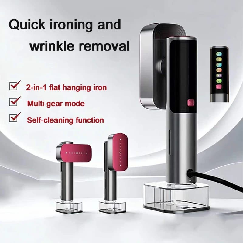 Portable Steamer Iron Steam Hanging Iron 10 Seconds Fast Preheat EU Multifunctional 1100W Home Small Fabric Clothes Steamer